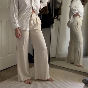 Paige cotton trousers